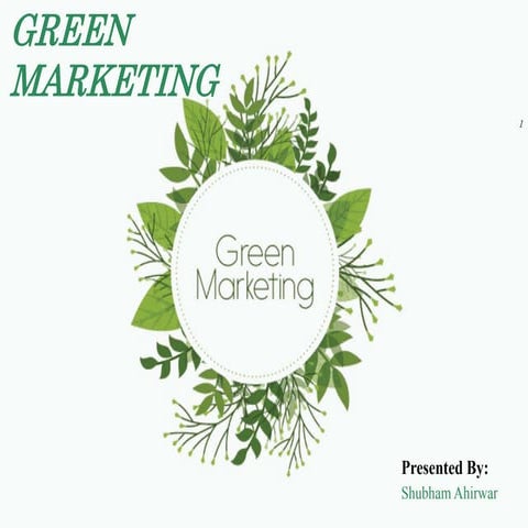 Green marketing