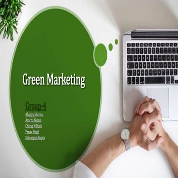Environmental Marketing Module 1 - Green Marketing | PPTX