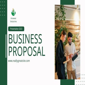 Comprehensive Business Proposal Presentation for Larana, Inc. with ...