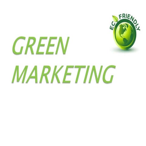 Green Marketing