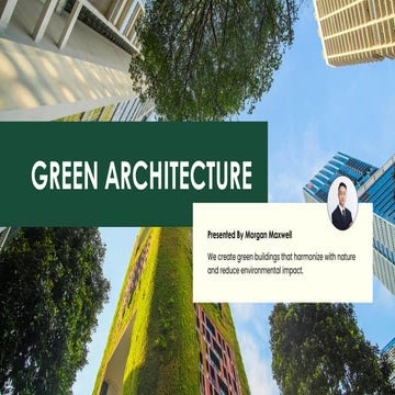Innovative Green Architecture: Sustainable Building Design and ...