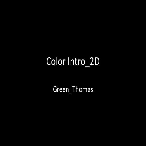Green new 2_d_colorintro