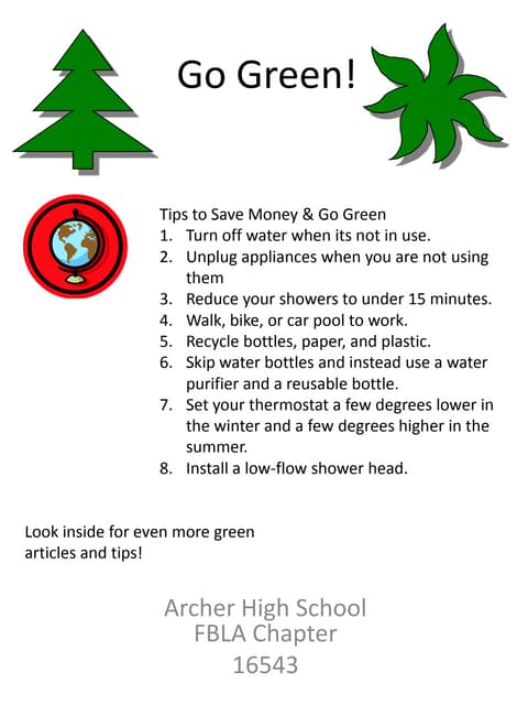 Green newsletter