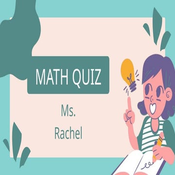 Green Playful Math Quiz Presentation.ppt