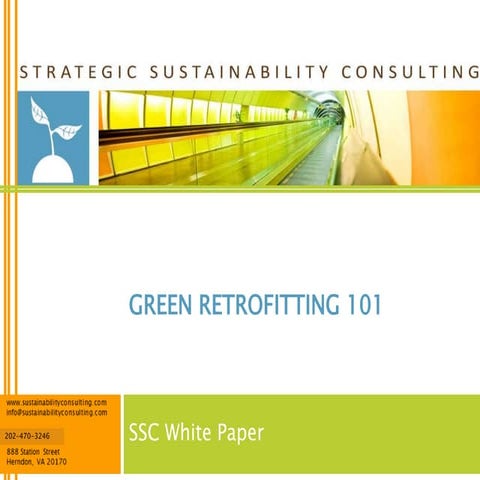 Green Retrofitting 101