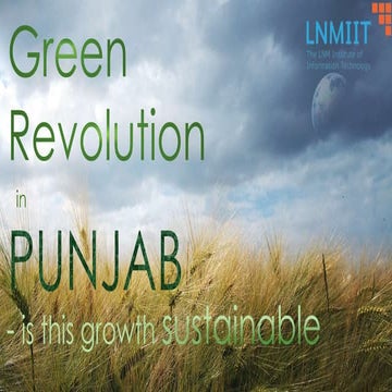 ppt green revolution | PPTX