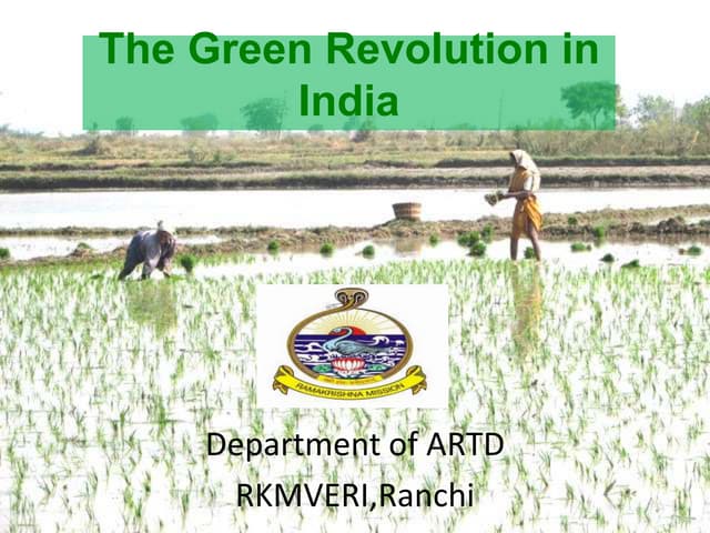 Green revolution India | PPTX