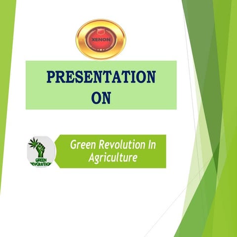 Green revoulation in agriculture