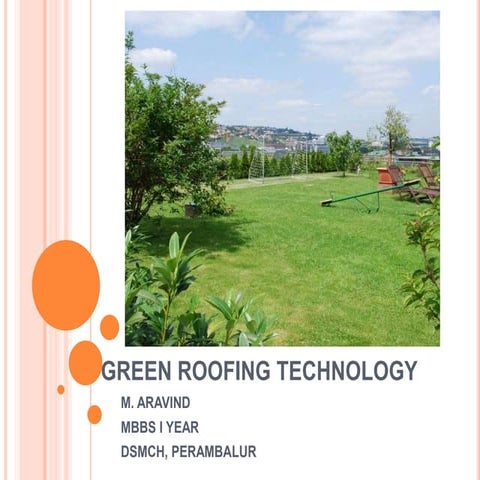 Green roof presentation