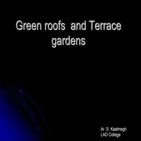 GREEN ROOFS  AND TERRACE GARDENS.pdf