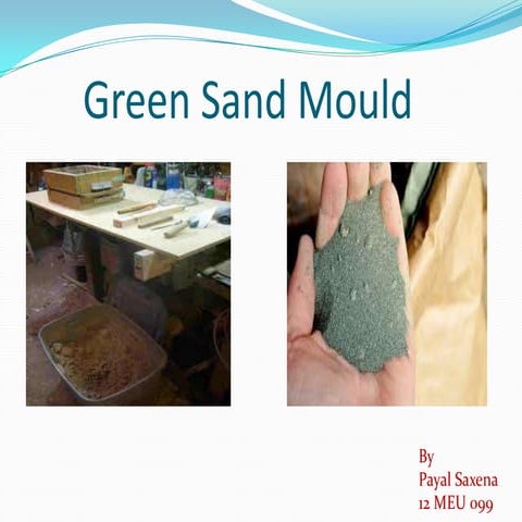 Green sand mould