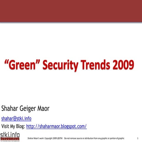 Green Security