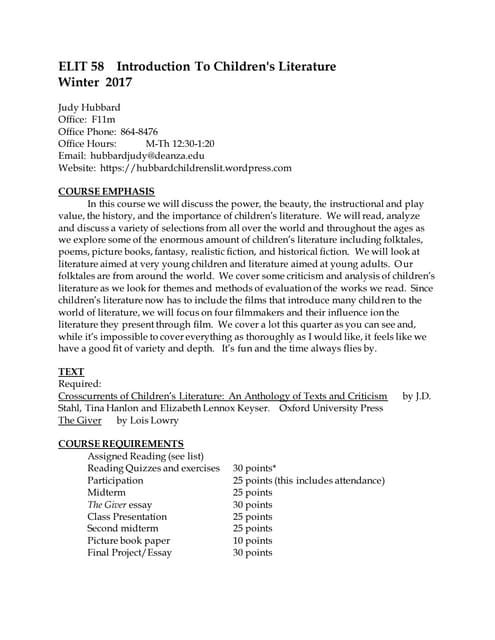 Giver essay
