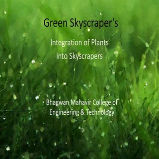 Green skyscraper's