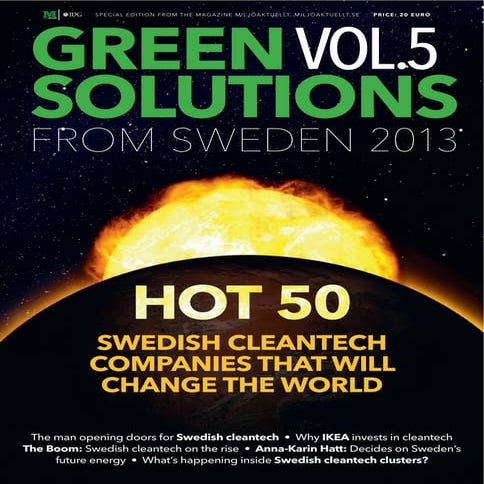 Green solutions from Sweden magazine vol.5 2013