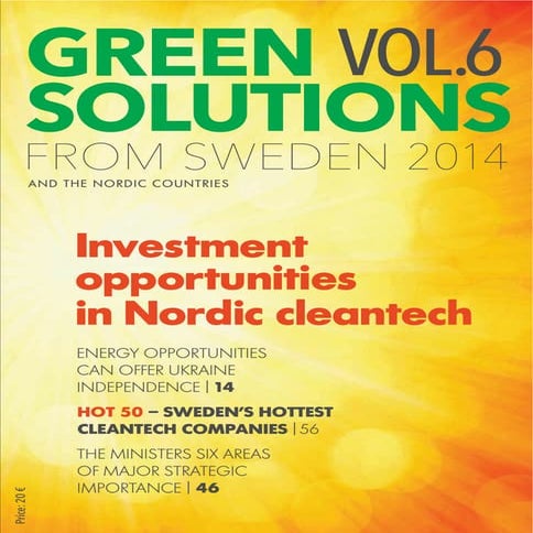 All new Green Solutions from Sweden and Nordics vol 6 2014 