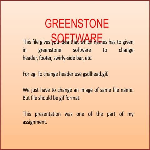 Greenstone Software