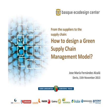 How to design a green supply chain management model