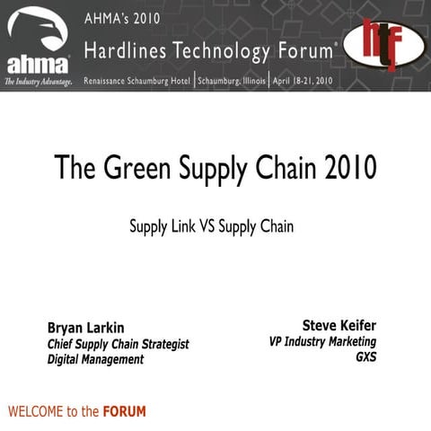 Green Supply Chain
