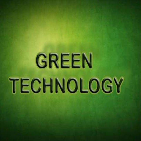 Green technology, recycling