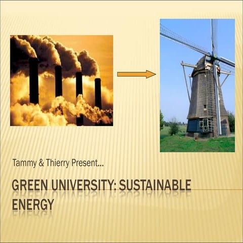 sustainable energy