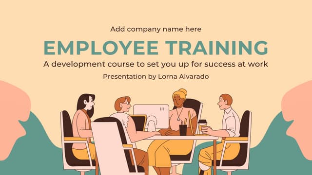 Green Yellow Pink Creative Employee Training Presentation.pptx
