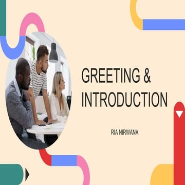 GREETING AND INTRODUCTION IN ENGLISH MATERIAL