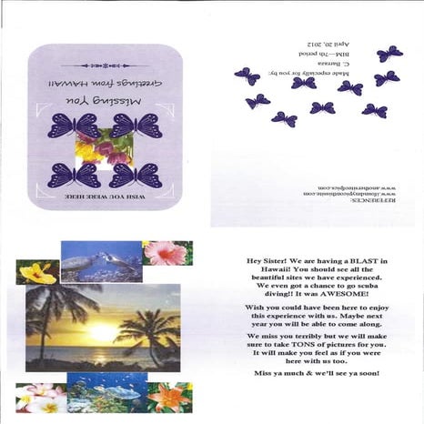 Greeting Card Sample