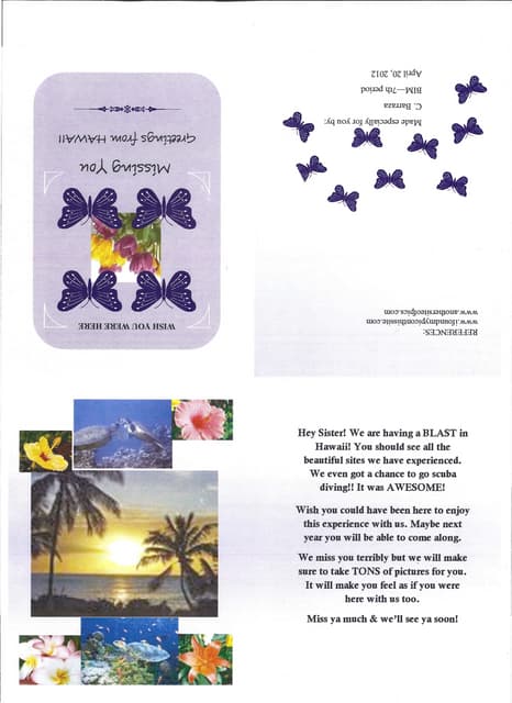 Greeting Card Sample