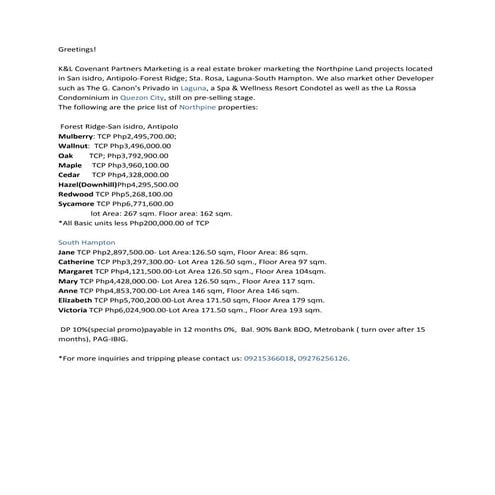 Example of Flyer for HUD Homes | PDF