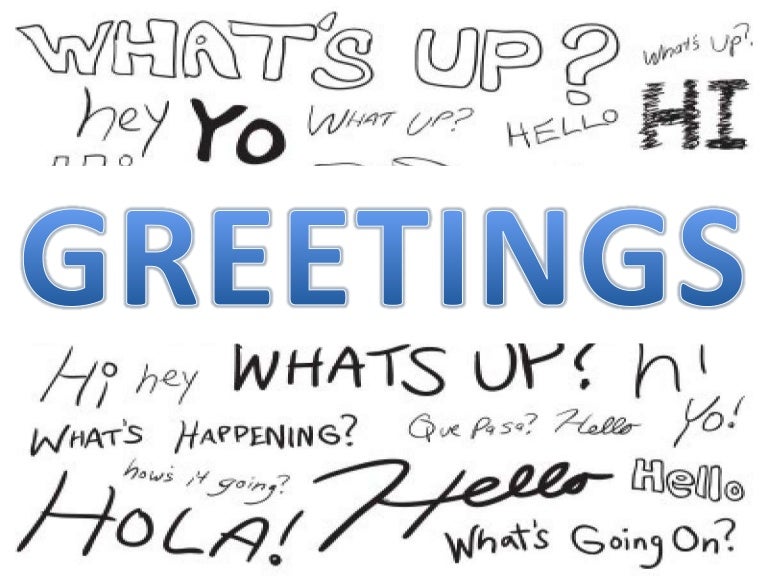 english greetings