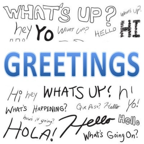 english greetings | PPTX