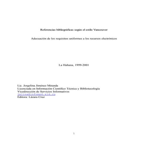 G referencias vancouver