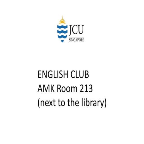 English Club Introduction