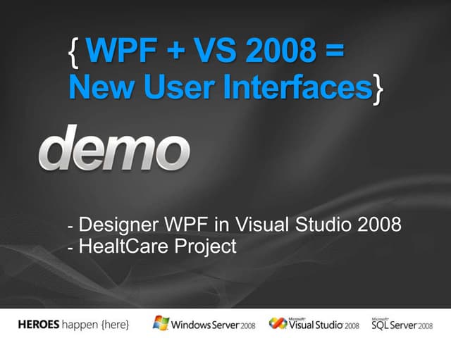 Greg Demo Slides