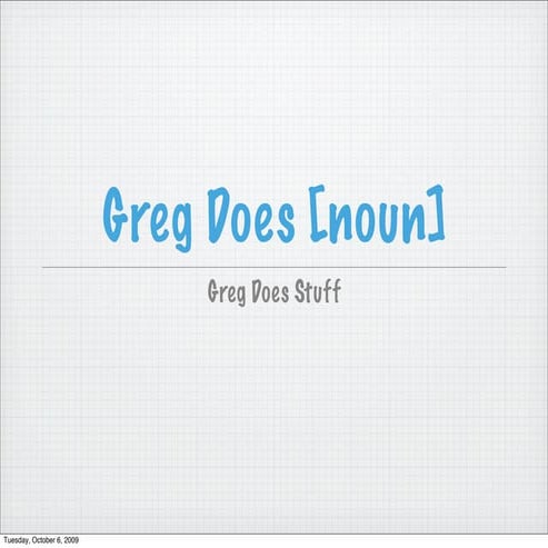 GregDoesStuff
