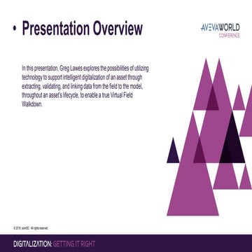 AVEVA World Conference NA - Greg Lawes, Point3D