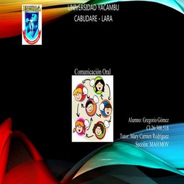 Comunicacion Oral