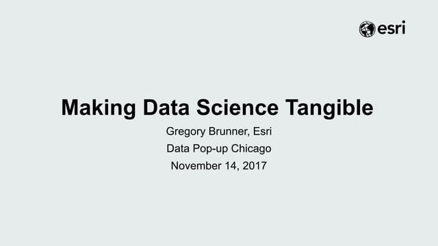 GeoViz: A Canvas for Data Science