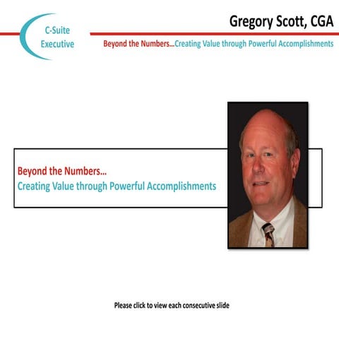 Gregory Scott Networking Presentation