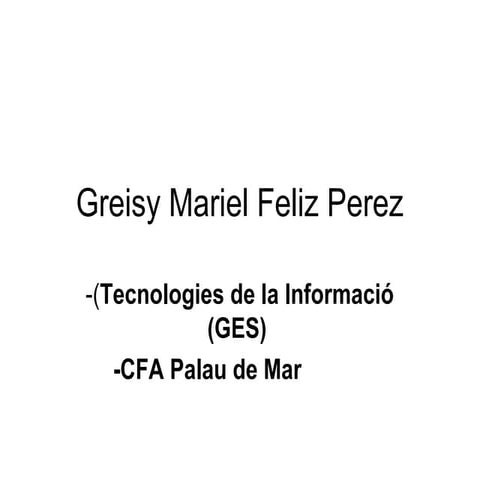 Greisy mariel feliz perez