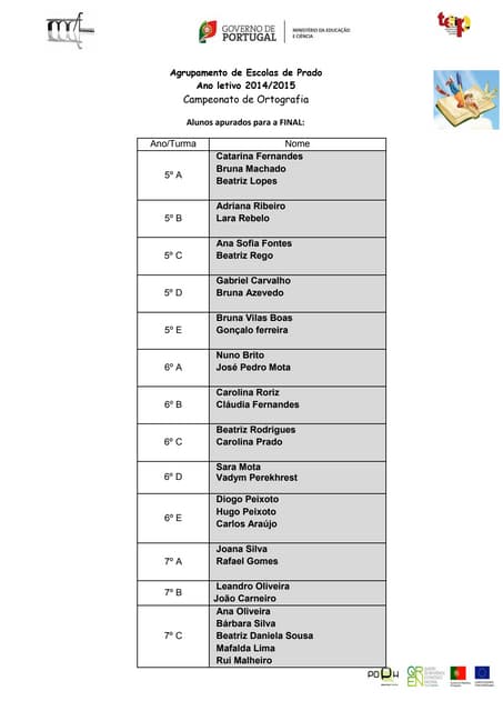 Grelha 2ª eliminatória campeonato d...