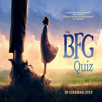 BFG Movie Quiz
