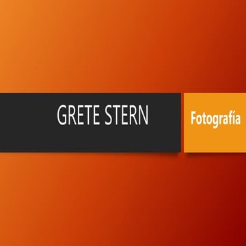 Grete Stern