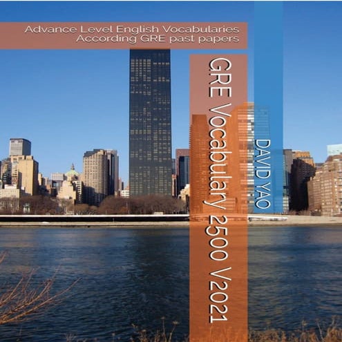 GRE English Vocabulary 2500 大师级必胜GRE词汇- Advance Level English ...