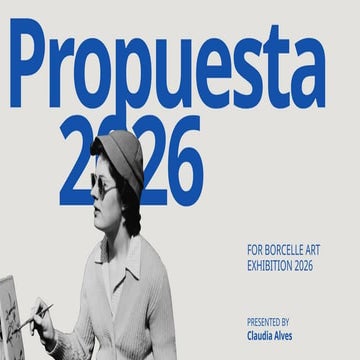 BorcelIe Art Exhibition 2026: Project Proposal and Event Overview | PPTX