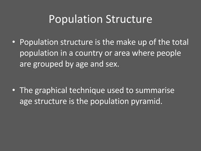 Greying Population
