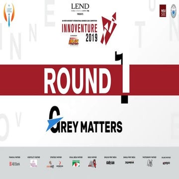 Innoventure 2019 | Round 1 | PDF
