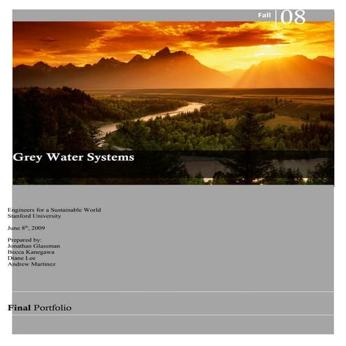Mexico;  Grey Water Systems - SARAR