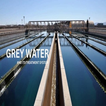 Grey water | PPTX